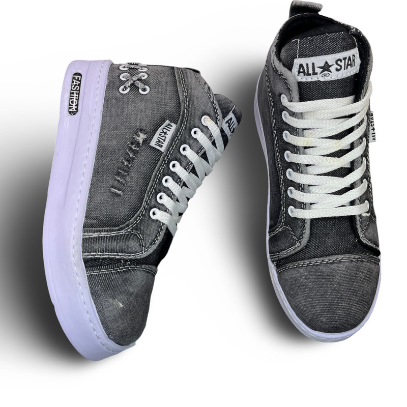 کفش پیاده روی زنانه مدل ساقدار جین