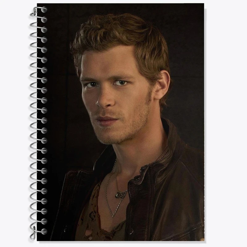 دفتر زبان 50 برگ خندالو مدل دو خط طرح کلاوس مایکلسون خاطرات یک خون آشام The Vampire Diaries کد 23677