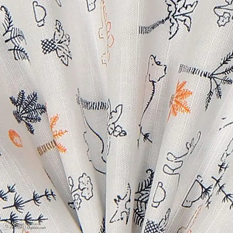 ست پیراهن آستین کوتاه و شلوارک نوزادی ایندیگو مدل 132391 رنگ سفید