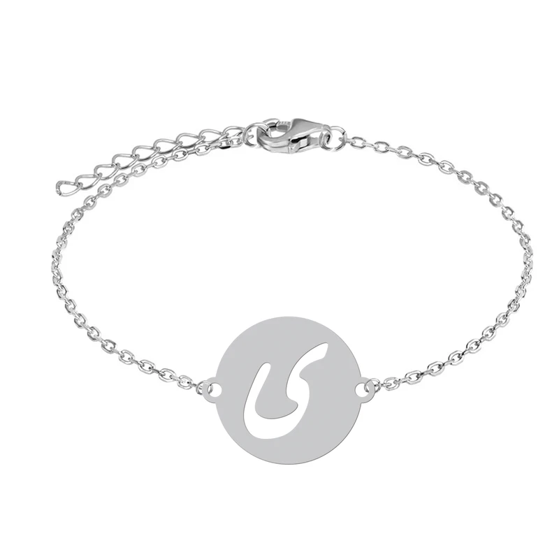 دستبند زنجیری زنانه هایکا مدل حرف ی کد z.dh172