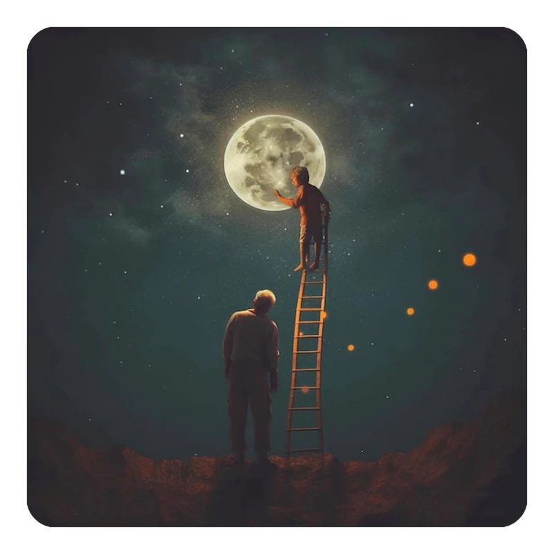 مگنت کاکتی طرح ماه و ستاره مدل mp52718