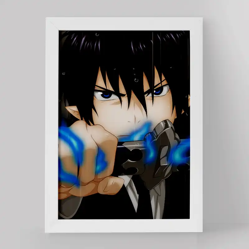 تابلو خندالو مدل رین انیمه جنگیر آبی کد 16394