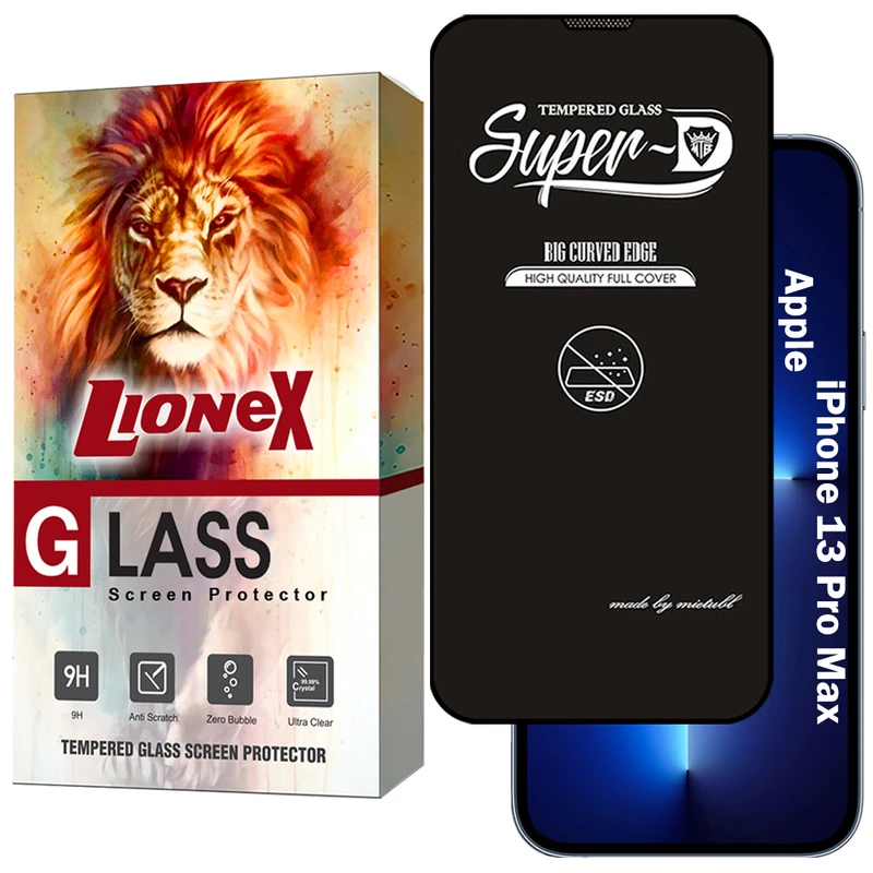 محافظ صفحه نمایش لایونکس مدل SUPERDNL مناسب برای گوشی موبایل اپل iPhone 13 Pro Max