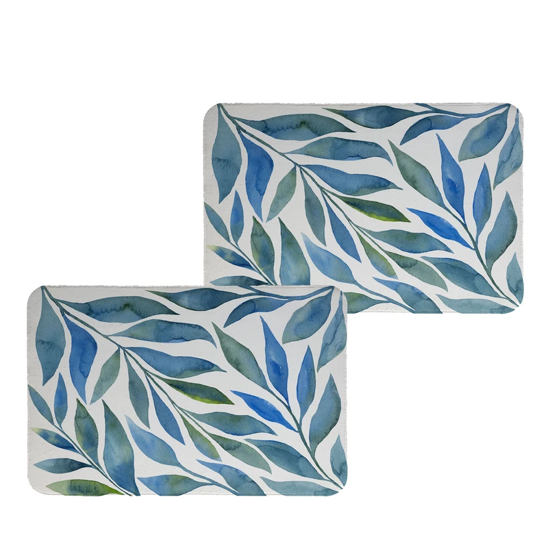 زیربشقابی طرح برگ کد 9254 بسته 2 عددی 