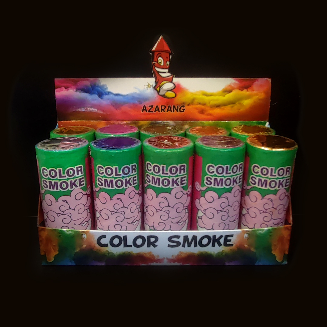 دود رنگی مدل زمینی آذرنگ