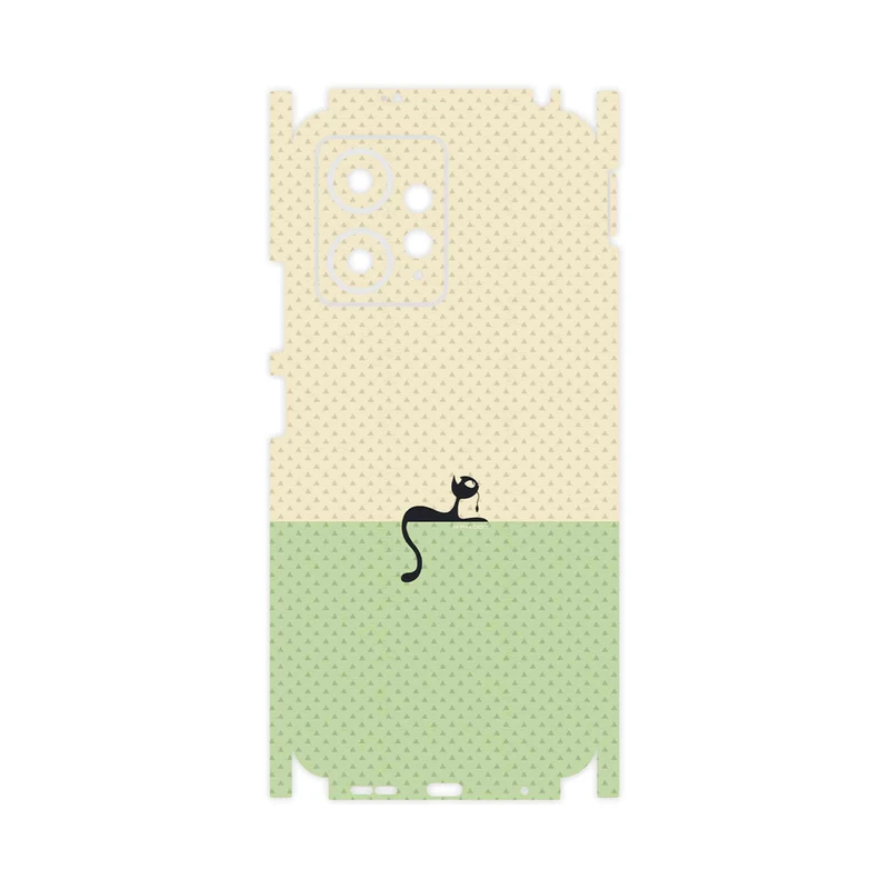 برچسب پوششی ماهوت مدل Minimal Internet Cat Icon-FullSkin مناسب برای گوشی موبایل شیائومی Redmi Note 12 4G
