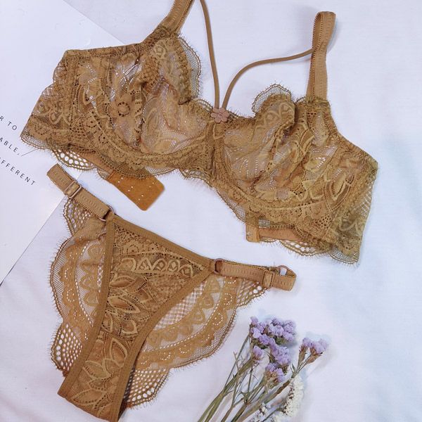 ست شورت و سوتین زنانه شارمین مدل تمام دانتل کد ZP95.1 -  - 9