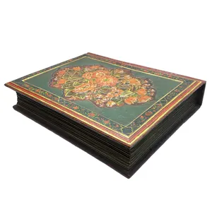 جعبه جواهرات طرح کتاب پاپیه ماشه کد JK2L1
