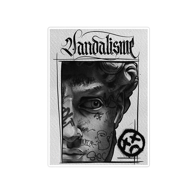    استیکر لپ تاپ ماسا دیزاین طرح painting مدل STKA00276