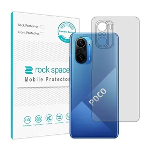 Transparent Rockspace HyGEL phone back protector suitable for Xiaomi Poco F3 mobile phone