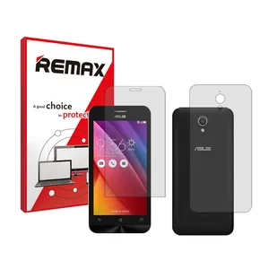 Remax Resistant model transparent screen protector suitable for Asus Zenfone Go ZC500TG mobile phone along with the back protector