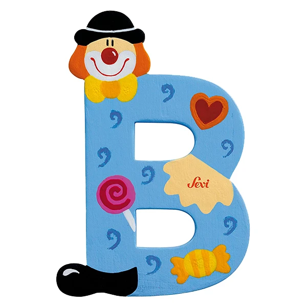 دیوار کوب اتاق کودک سِوی مدل الفبای لاتین طرح حرف B