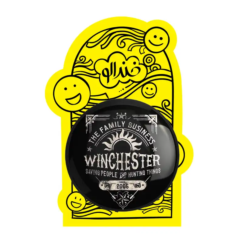 آینه جیبی خندالو مدل سریال سوپرنچرال Supernatural کد 24540