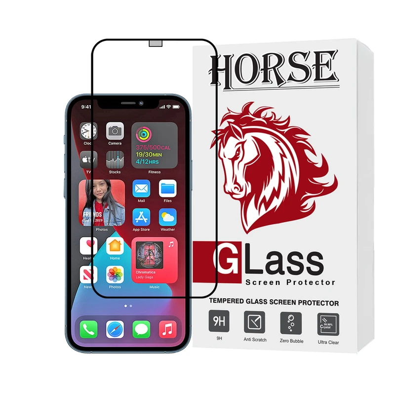 محافظ صفحه نمایش هورس مدل DSUPERH مناسب برای گوشی موبایل اپل iPhone 12 Pro Max
