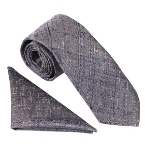 ست کراوات و دستمال جیب مردانه نسن مدل T234