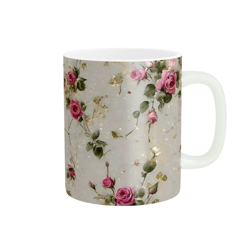 ماگ پاد آفرین طرح گل کد 613