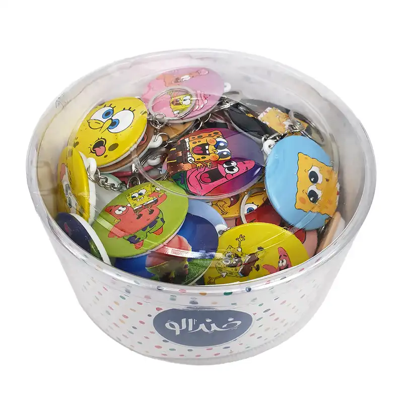 جاکلیدی خندالو مدل باب اسفنجی و پاتریک کد 5 مجموعه 50 عددی