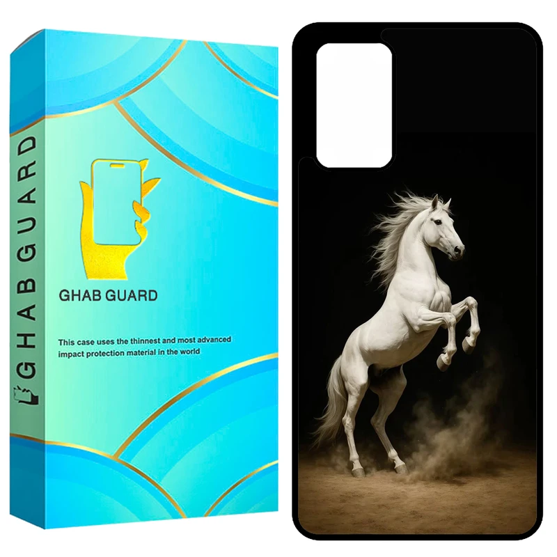 کاور قاب گارد طرح اسب مدل GCHPA72 مناسب برای گوشی موبایل سامسونگ Galaxy A72 4G