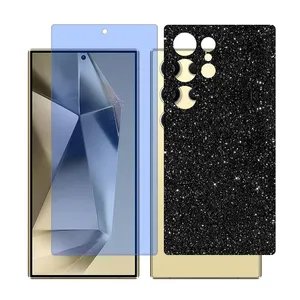 Glass Together model Matte anti-blue screen protector for Samsung Galaxy S22 Ultra mobile phone with back cover sticker