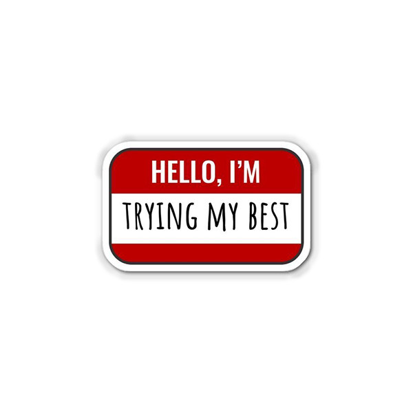 استیکر لپ تاپ و موبایل مدل نوشته 09