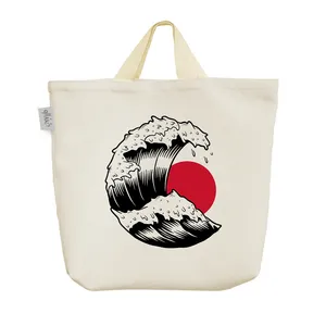 ساک خرید خندالو مدل دریا ژاپنی کد 5237