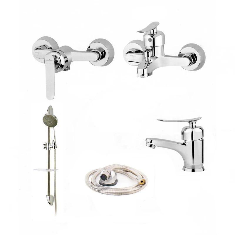 ست شیرآلات مارگاریت مدل لیدا مجموعه 5 عددی