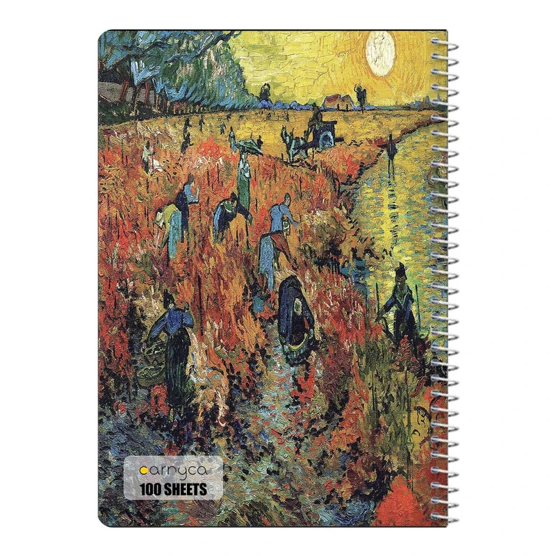 دفتر مشق 100 برگ سیمی کارنیکا طرح نقاشی های ون گوگ Van Gogh Paintings کد 65033