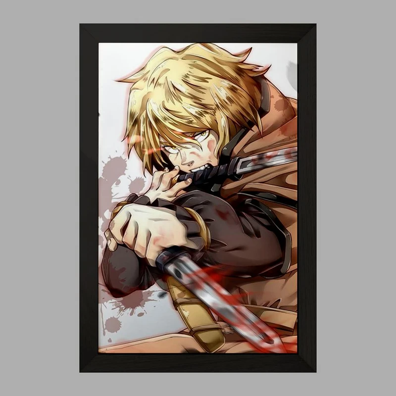 تابلو خندالو مدل تورفین انیمه حماسه وینلند Vinland Saga کد 27488