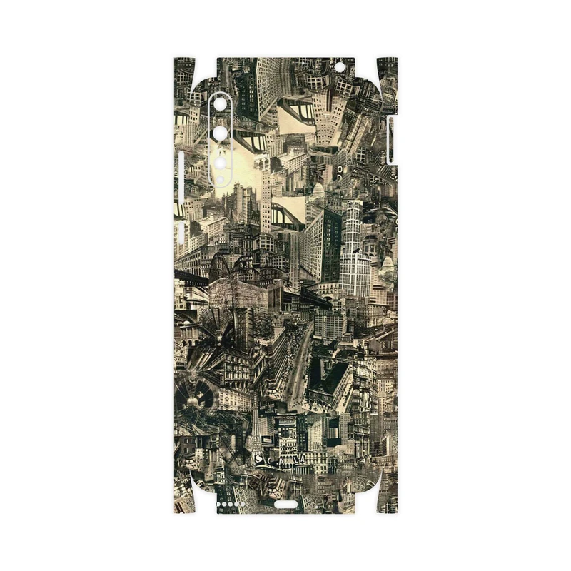 برچسب پوششی ماهوت مدل Collage of Skyscraper-FullSkin مناسب برای گوشی موبایل هوآوی Y8p