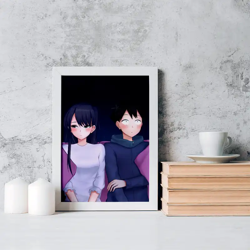 تابلو خندالو مدل تادانو انیمه کومی سان کد 16067