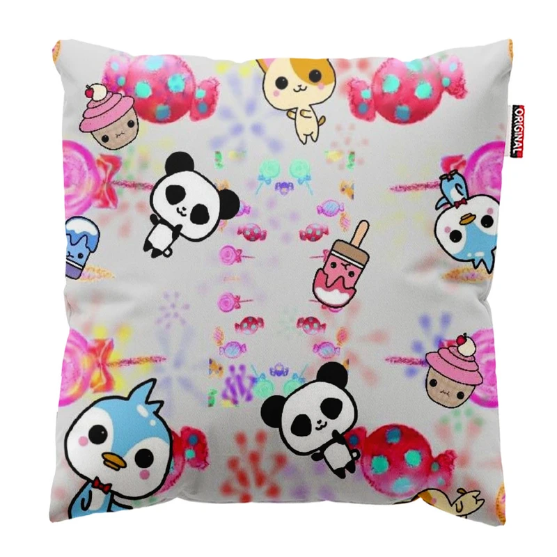 کوسن پاد آفرین طرح کارتونی سایز 30*30 سانتی متر کد 793