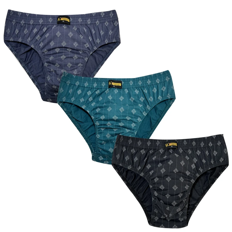   شورت مردانه وال مدل اسلیپ کد V2_F_3040 بسته 3 عددی