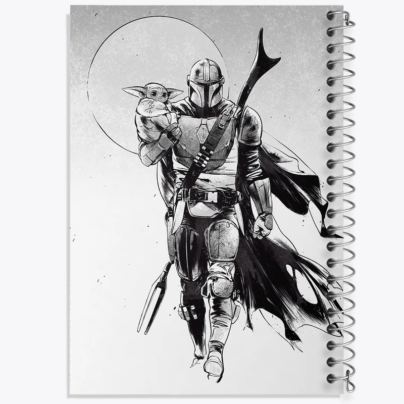 دفتر نت موسیقی 50 برگ خندالو مدل جنگ ستارگان (Star Wars) کد F1772