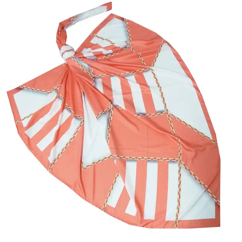 روسری زنانه مدل ابریشم توییل زنجیری کد ana-2823