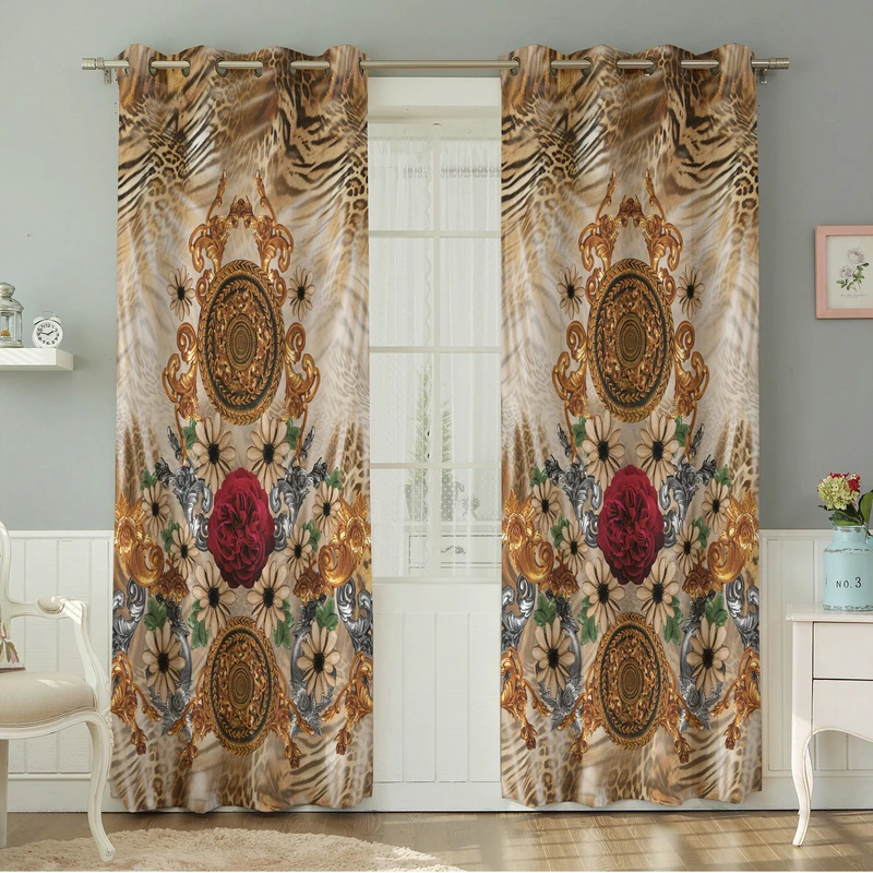 پرده نیروانا طرح  مدرن مدل مخمل کد 4585 سایز 140×280 سانتی متر