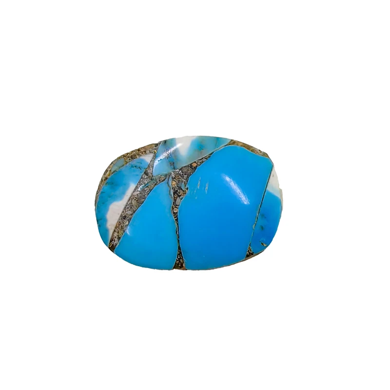 سنگ زینتی فیروزه مدل شکسته کد 2A