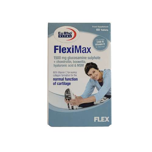 قرص فلکسی مکس یوروویتال بسته 60 عددی