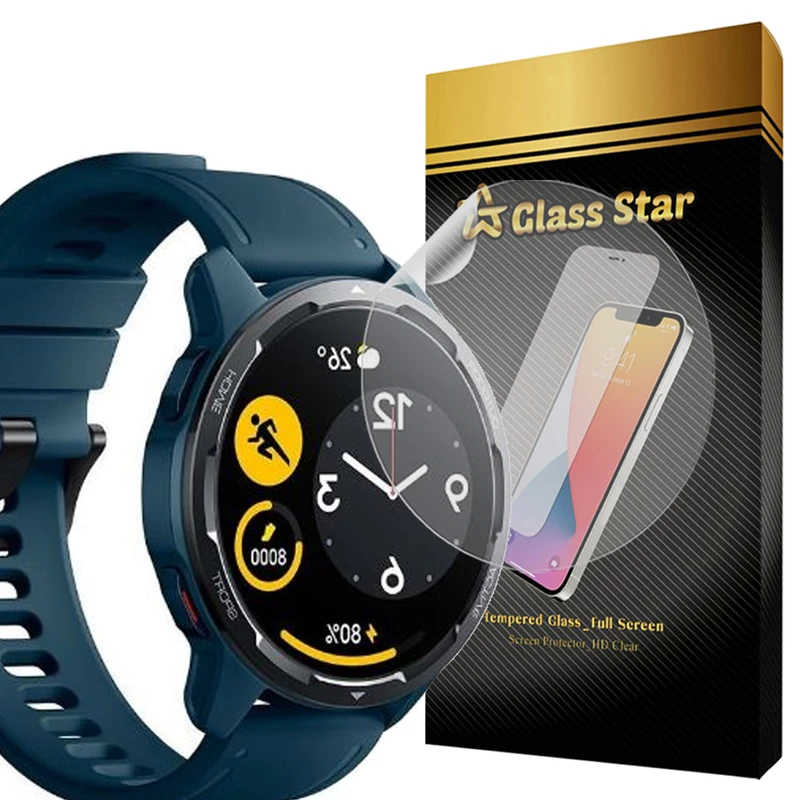محافظ صفحه نمایش گلس استار مدل NNOG20 مناسب برای ساعت هوشمند شیائومی Watch S1 Active