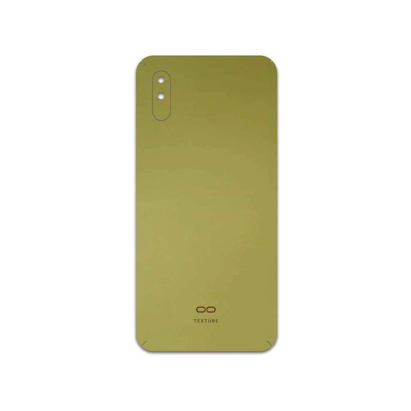 برچسب پوششی ماهوت مدل Matte-Gold مناسب برای گوشی موبایل شیائومی Redmi 9i Sport