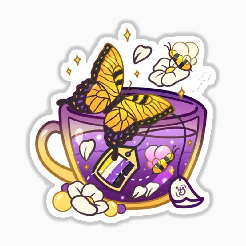 استیکر لپ تاپ و موبایل بووم طرح فنجان کد mm37