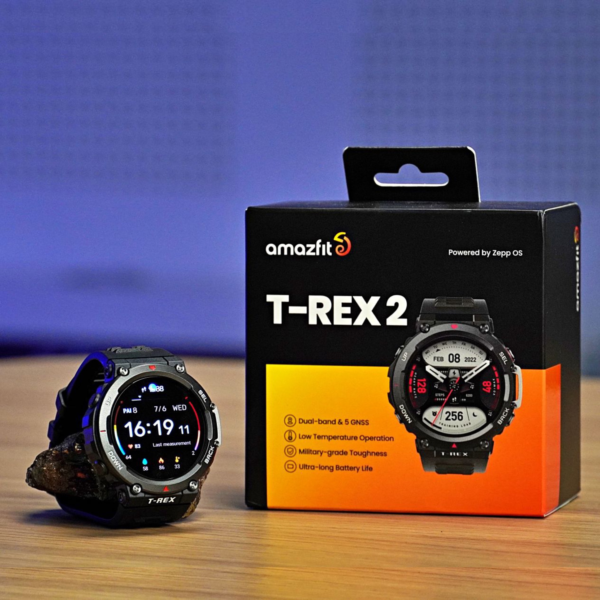 اسمارت واچ  امیزفیت مدل T-rex 2 smartwatch
