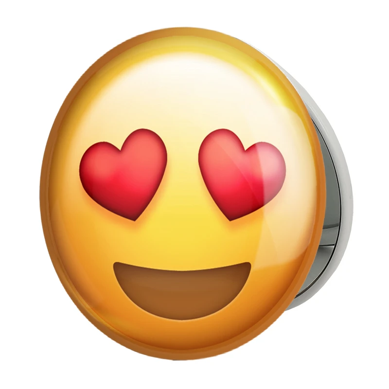 آینه جیبی خندالو طرح ایموجی مدل تاشو کد 24659 