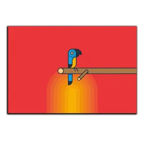 تابلو شاسی بکلیت طرح گرافیکی طوطی مدل SH-S5542