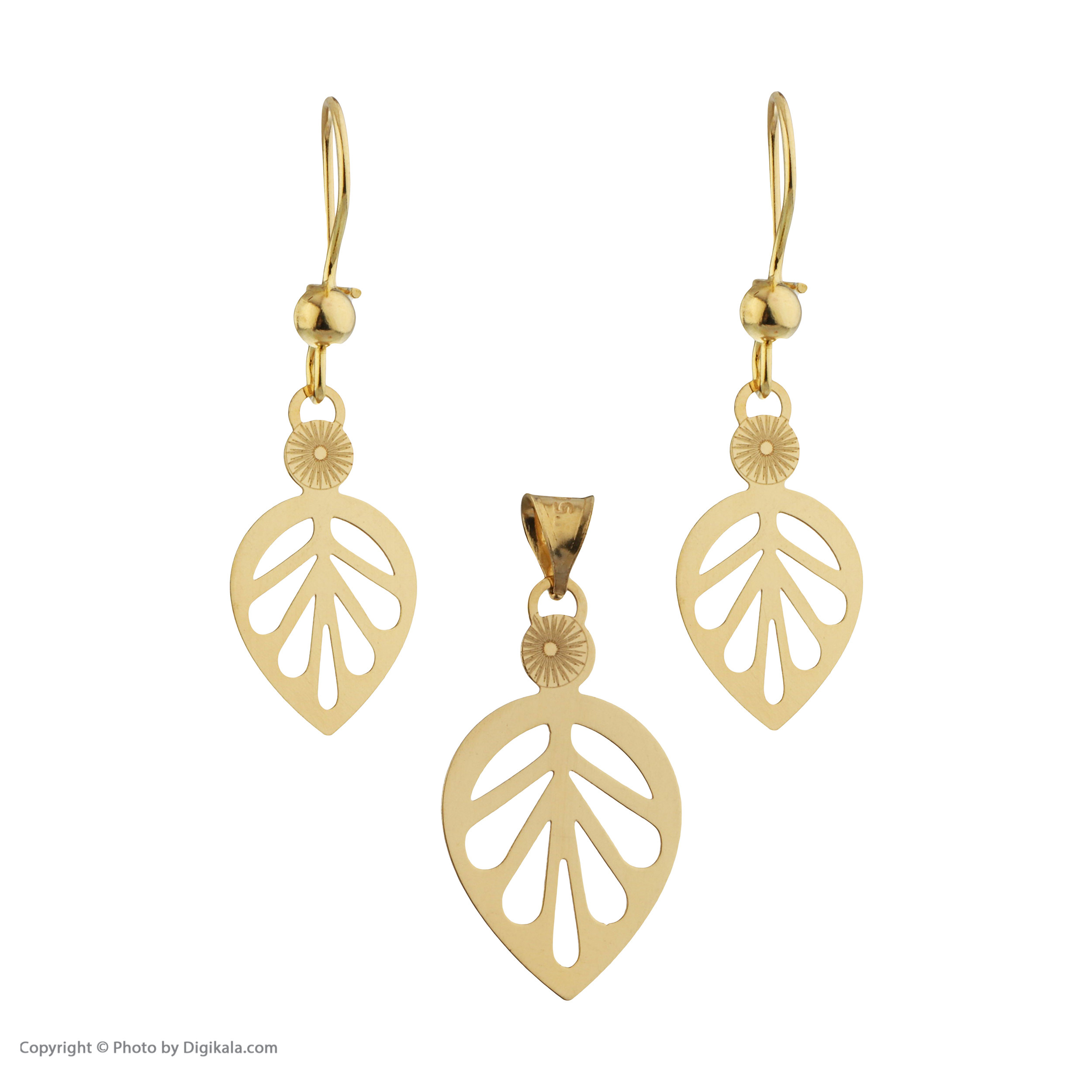 نیم ست طلا 18 عیار زنانه مایا ماهک مدل MS0595