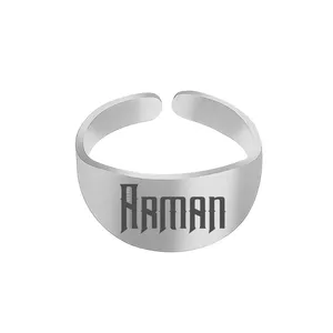 انگشتر نقره مردانه ترمه ۱ مدل آرمان کد 026 RSIL