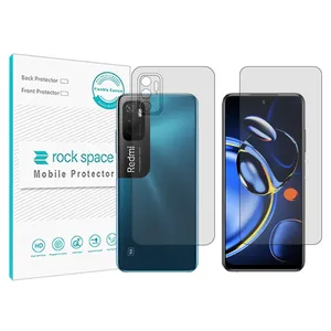 Rockspace transparent screen protector HyGEL model suitable for Xiaomi Redmi 11SE mobile phone with back protector