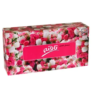دستمال کاغذی 100 برگ تافته مدل غنچه