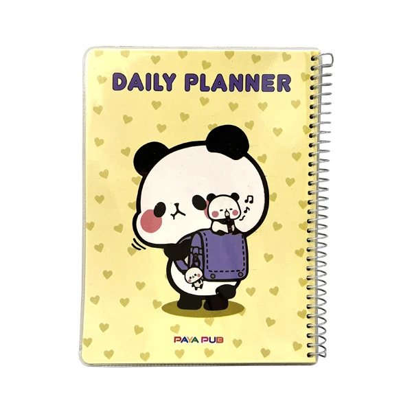 دفتر برنامه‌ریزی 80 برگ پایاپاب مدل پاندا