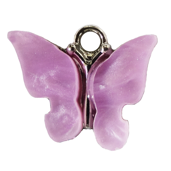 آویز گردنبند زنانه مدل پروانه یاس AG 448