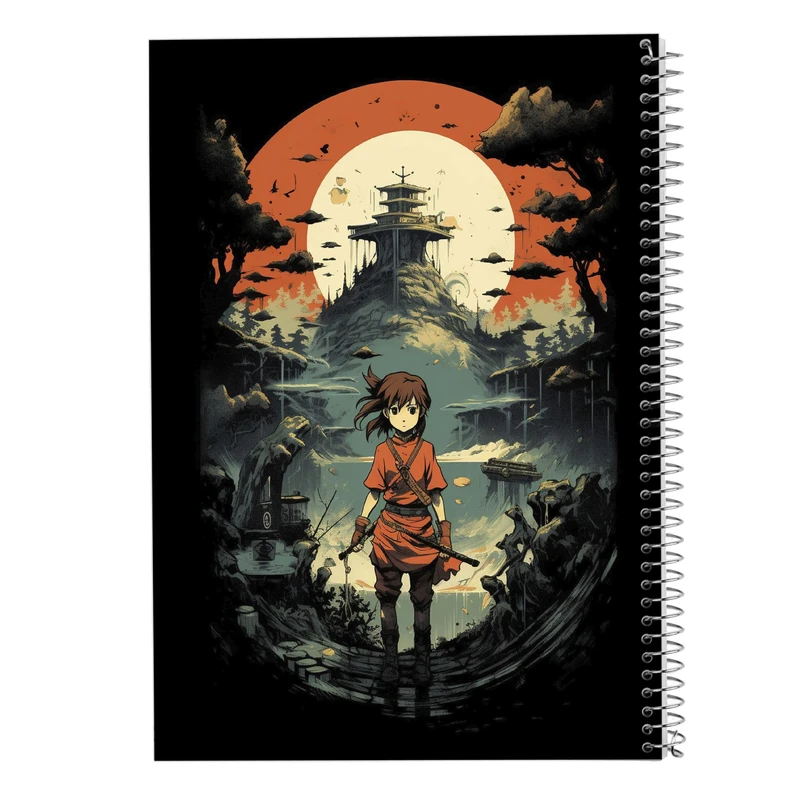 دفتر ژورنال نویسی 50 برگ مدوپد مدل نقطه ای طرح Attack on Titan کد DF10426